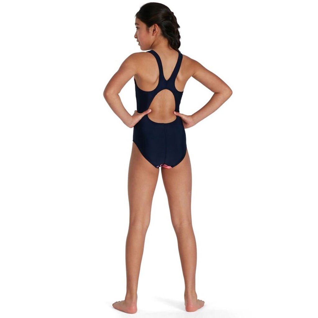 Speedo Allover Pulseback Kız Çocuk Yüzücü Mayosu