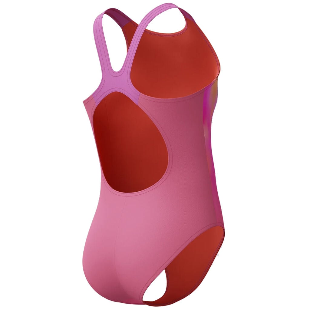 Speedo Print Pulseback Kız Çocuk Yüzücü Mayosu
