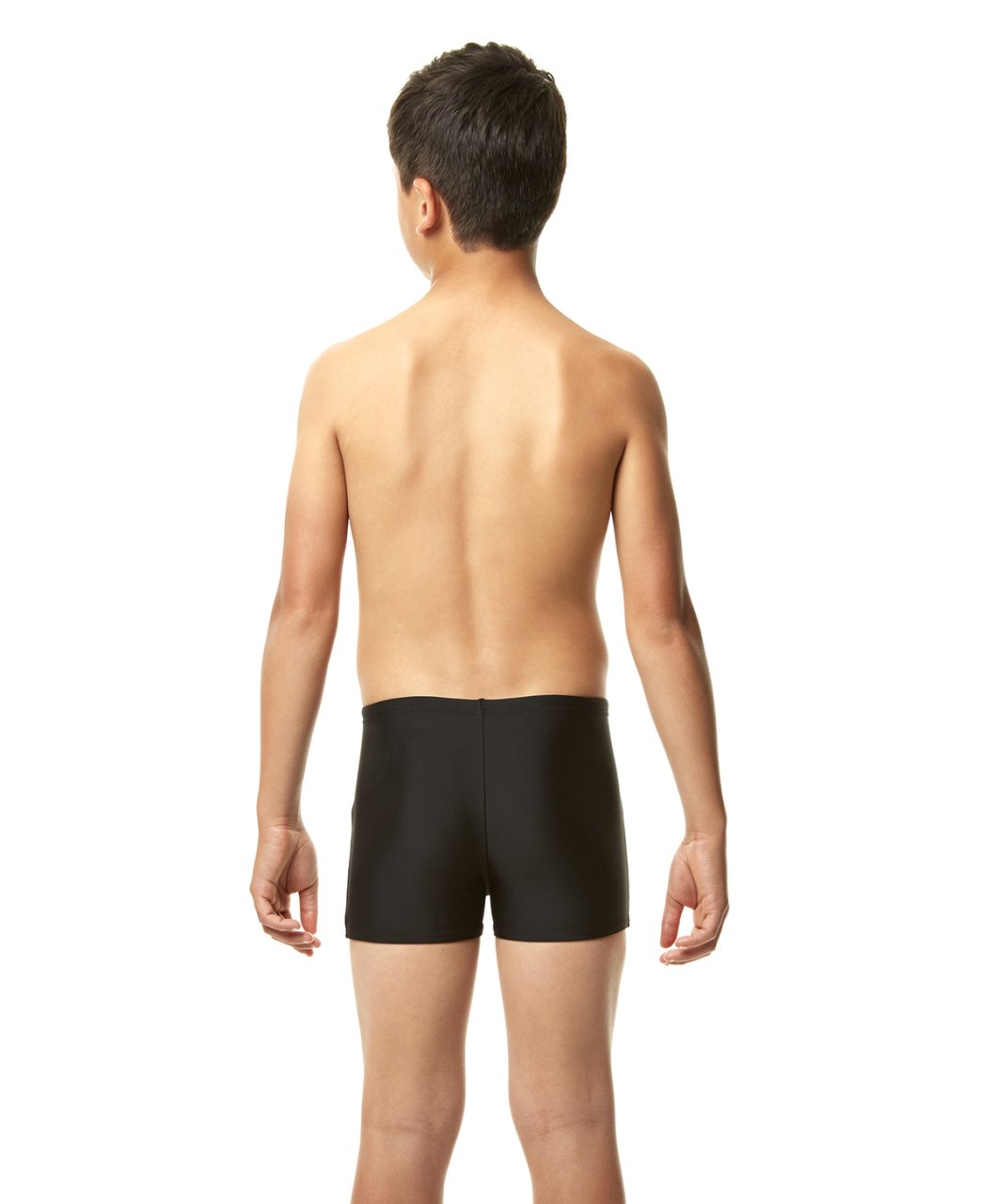 Speedo Endurance 10 Erkek Çocuk Aquashort Yüzücü Mayosu - Siyah/Beyaz