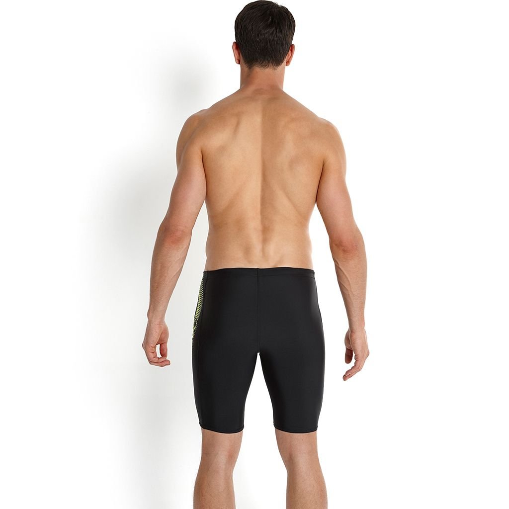 Speedo Endurance 10 Erkek Jammer Yüzücü Mayosu - Siyah/Sarı
