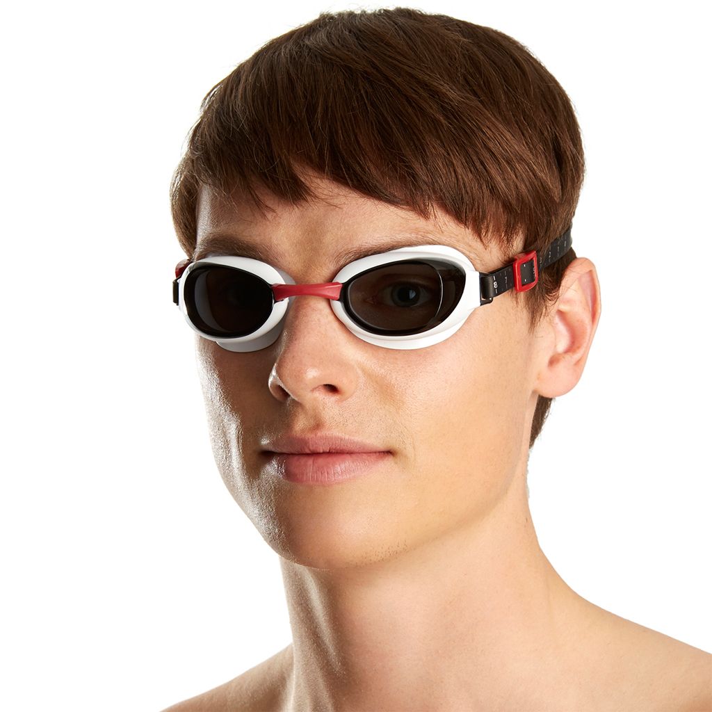 Speedo Aquapure Yüzücü Gözlüğü - Kırmızı/Gri