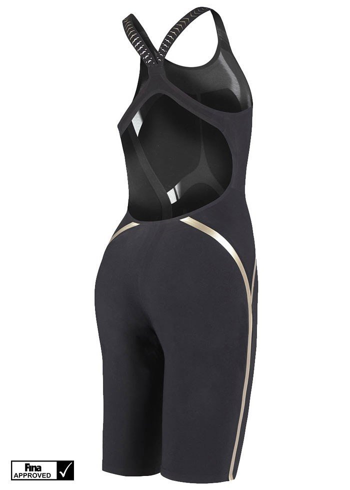 Speedo Lzr Racer X Sırtı Açık Bayan Yarış Mayosu - Siyah