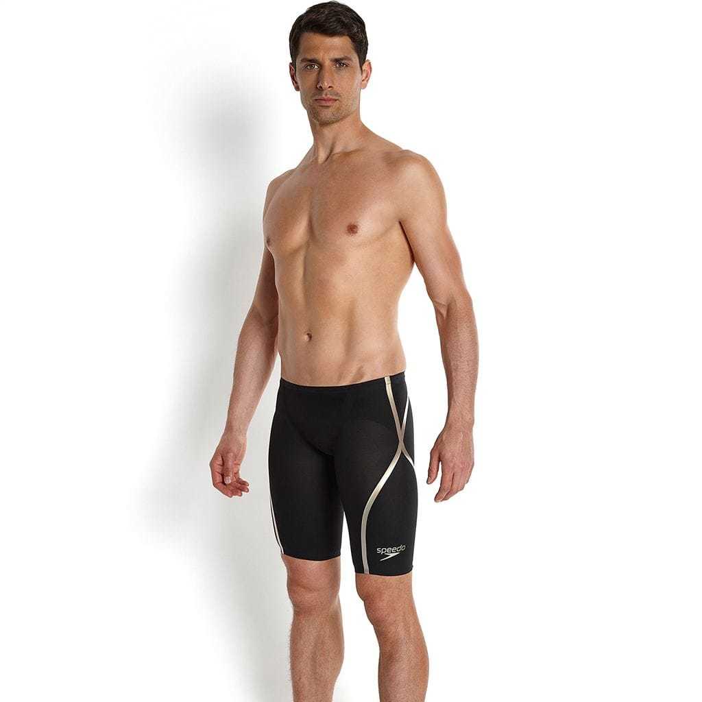 Speedo Lzr Racer X  Erkek Jammer Yarış Mayosu - Siyah/Altın
