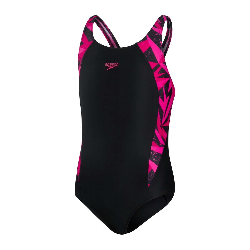 Speedo Hyperboom Splice Muscleback Çocuk Yüzücü Mayosu