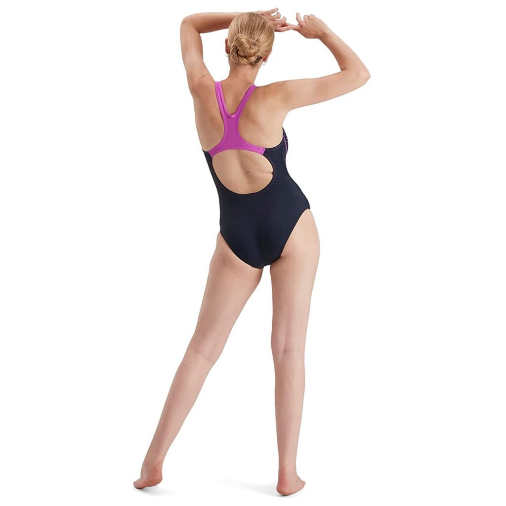 Speedo Medley Logo Medalist Kadın Yüzücü Mayosu