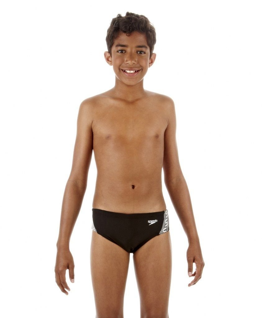 Speedo Monogram 6.5Cm Brf Jm Blk/Wht 26