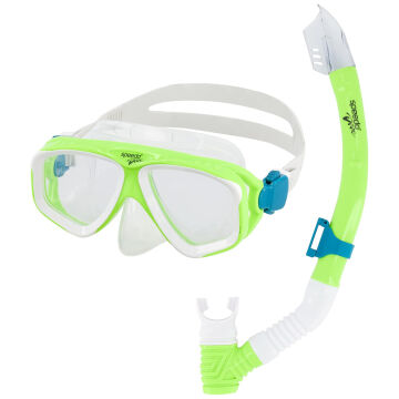 Speedo Adventure Çocuk Yüzücü Maskesi Şnorkel Seti