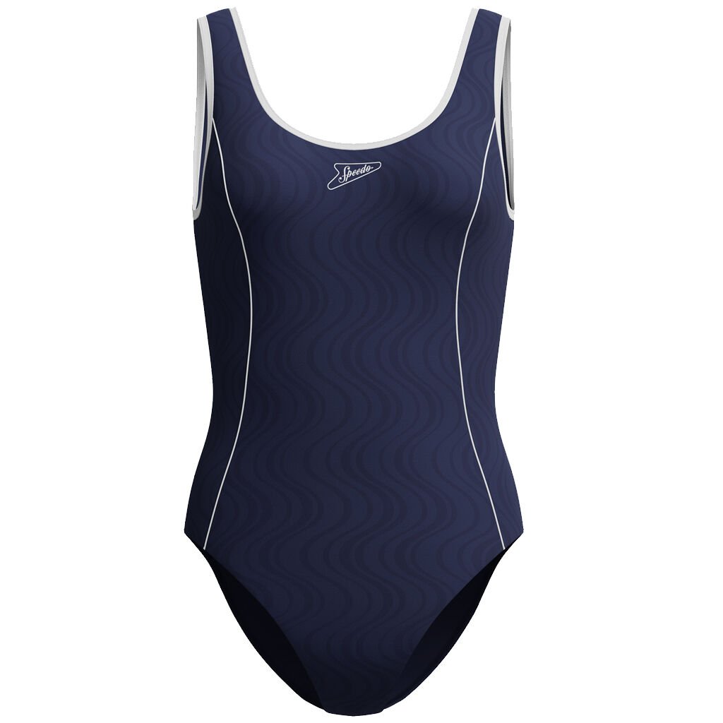 Speedo Texture Bound Scoop Kadın Yüzücü Mayosu