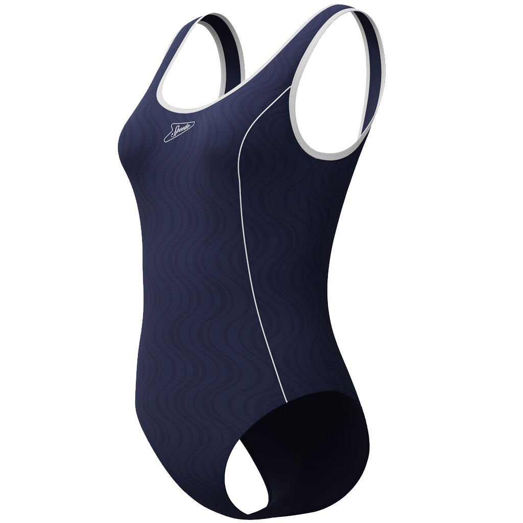 Speedo Texture Bound Scoop Kadın Yüzücü Mayosu