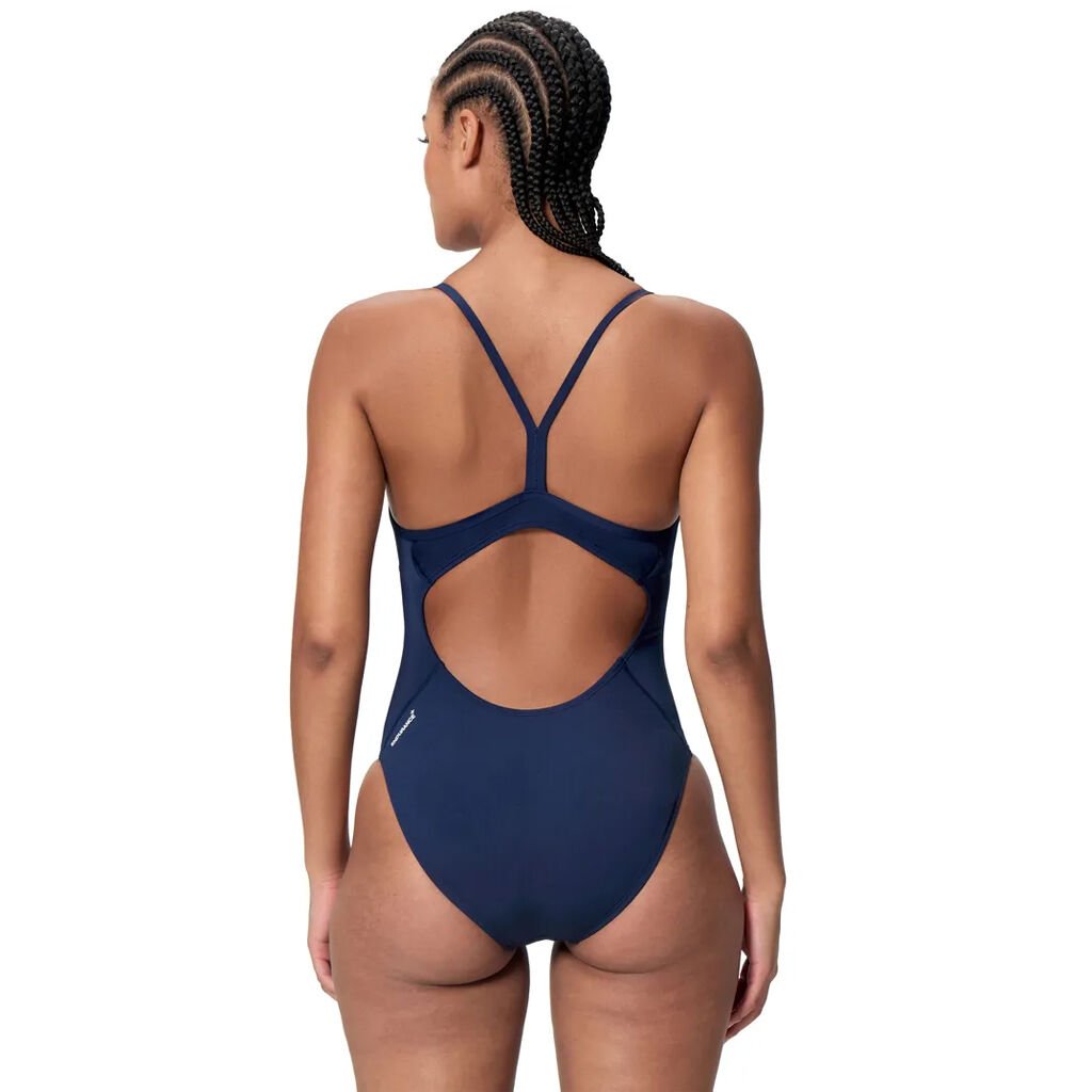 Speedo Endurance+ Logo Thinstrap Kadın Yüzücü Mayosu