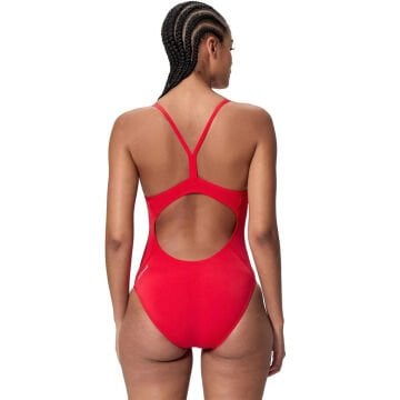 Speedo Endurance+ Logo Thinstrap Kadın Yüzücü Mayosu