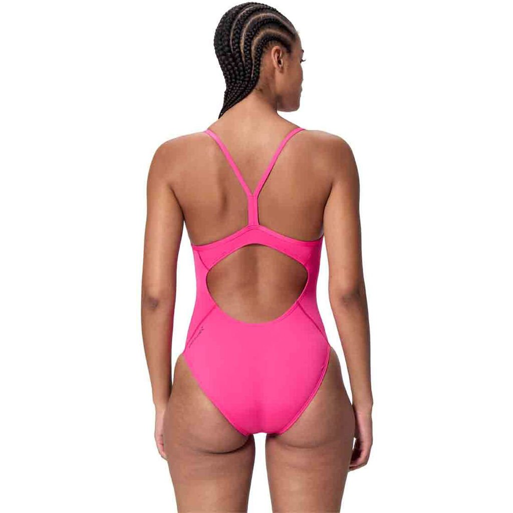 Speedo Endurance+ Logo Thinstrap Kadın Yüzücü Mayosu