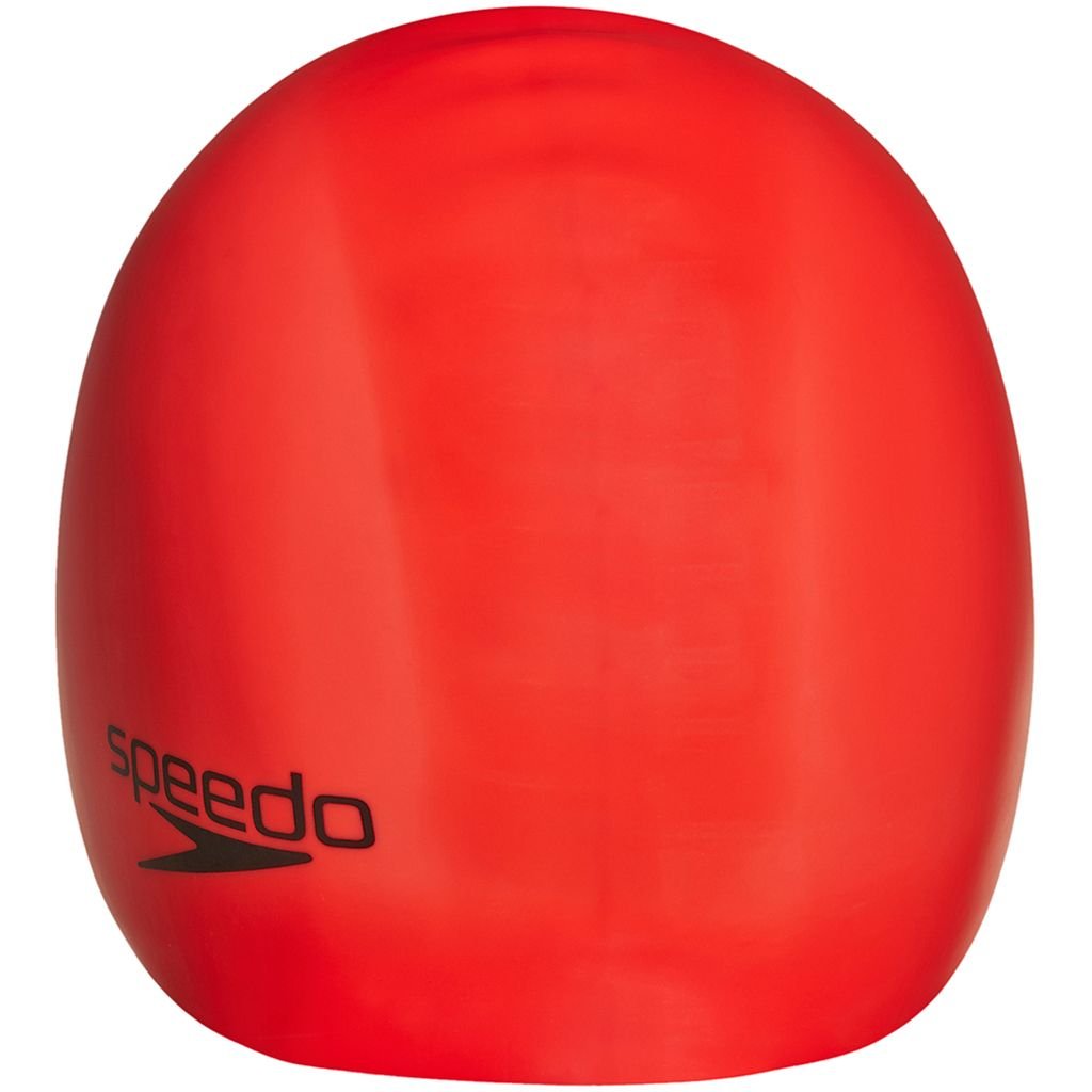 Speedo Silikon Yüzücü Bonesi - Kırmızı/Siyah
