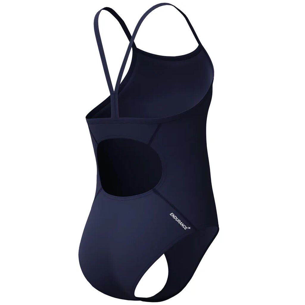 Speedo Endurance+ Logo Thinstrap Kadın Yüzücü Mayosu