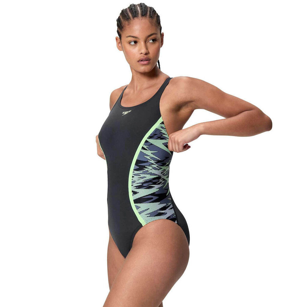 Speedo Hyperboom Splice Muscleback Kadın Yüzücü Mayosu