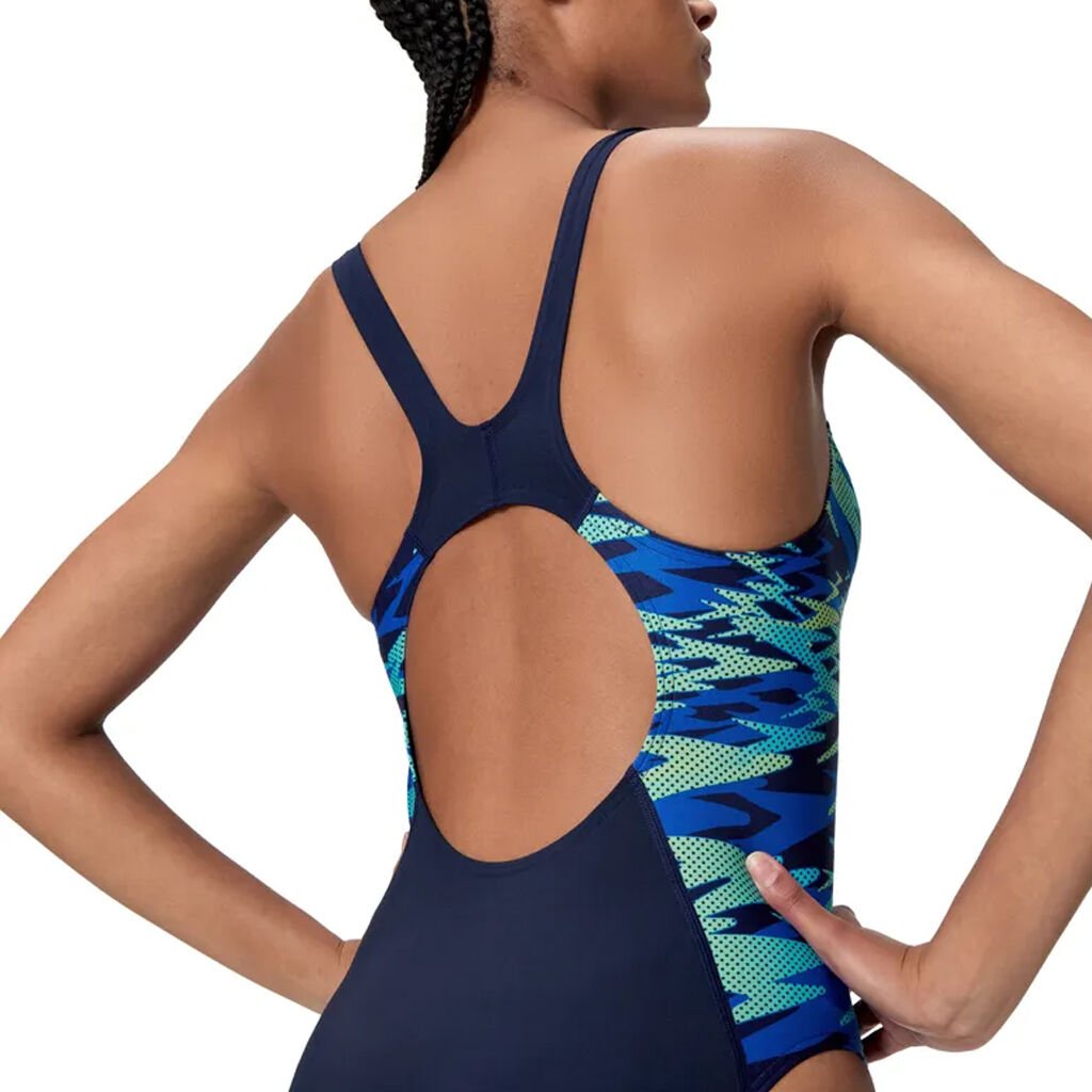 Speedo Hyperboom Splice Muscleback Kadın Yüzücü Mayosu