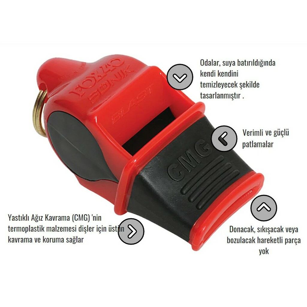 Fox40 Sonik Blast Safety CMG İpli Düdük