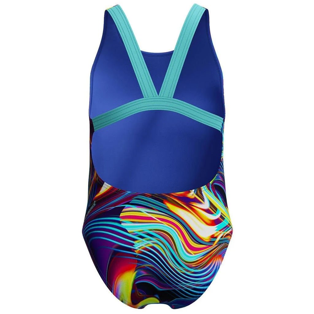 Speedo Digital Allover Kız Çocuk Yüzücü Mayosu
