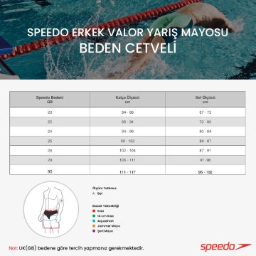 Speedo LZR Valor Erkek Jammer Yarış Mayosu