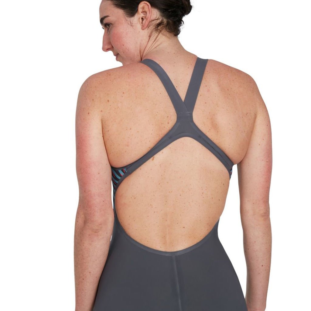 Speedo  LZR Pure Valor Openback Kneeskin Kadın Yarış Mayosu