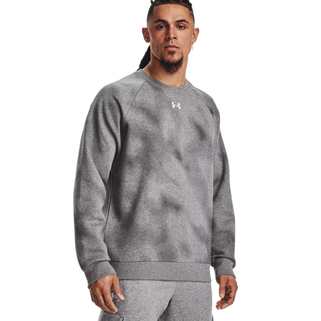 Under Armour Rival Fleece Printed Erkek Crew Sweatshirt