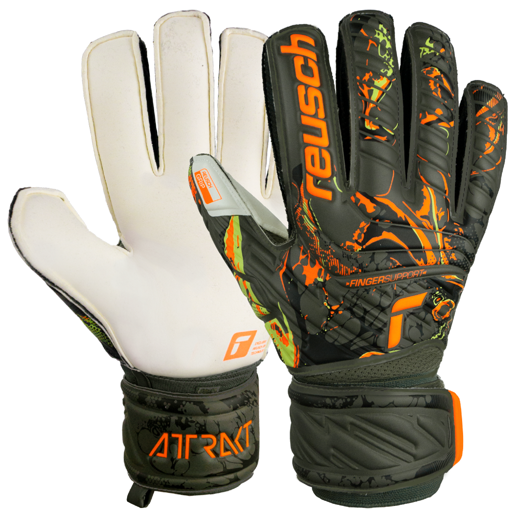 Reusch Attrakt Grip Finger Support Kaleci Eldiveni