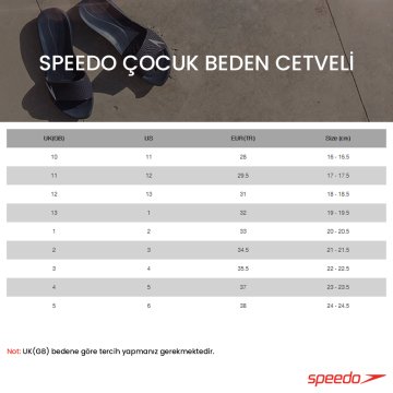 Speedo Atami Core Bebe Terlik - Mavi/Kırmızı