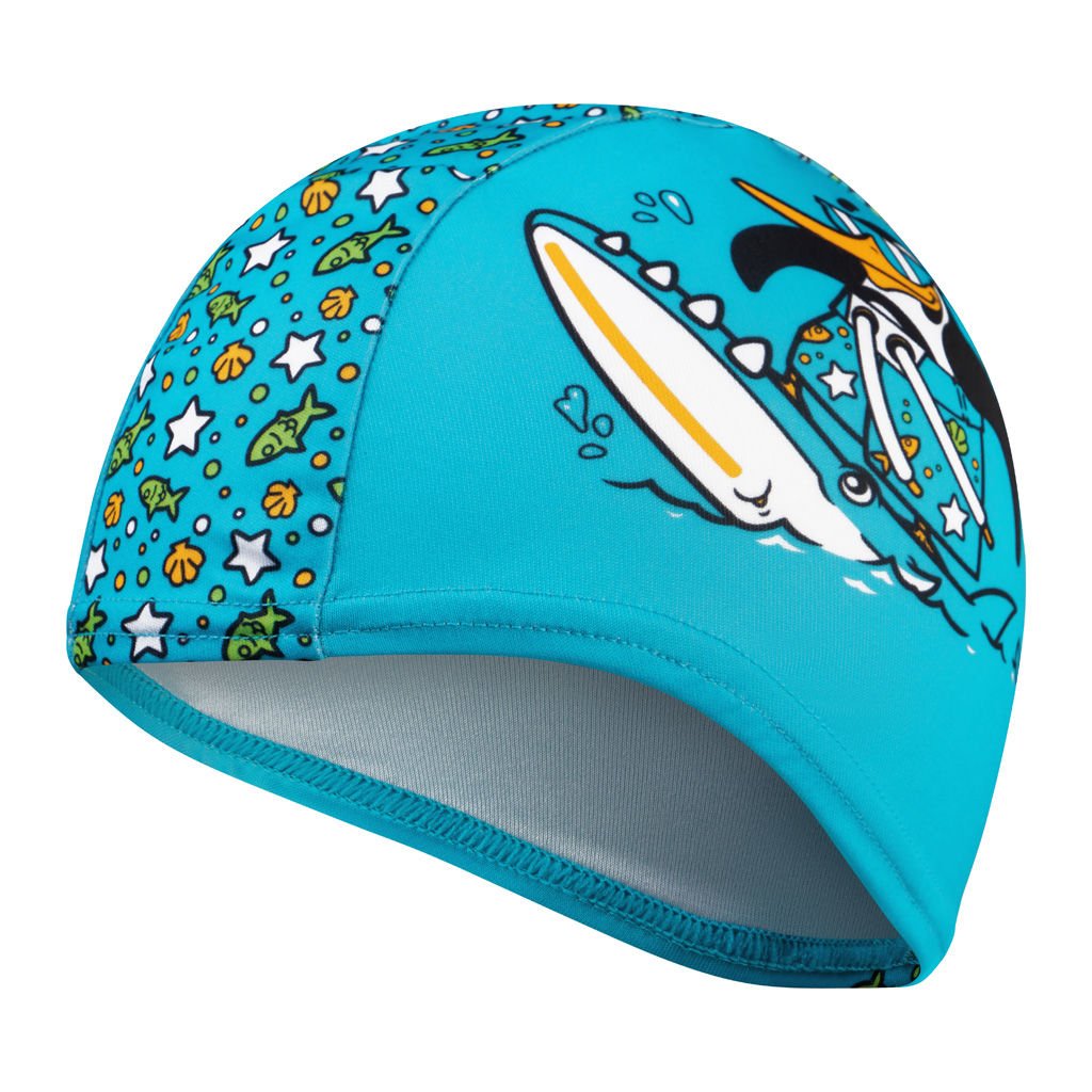 Speedo Printed Poly Çocuk Yüzücü Bonesi