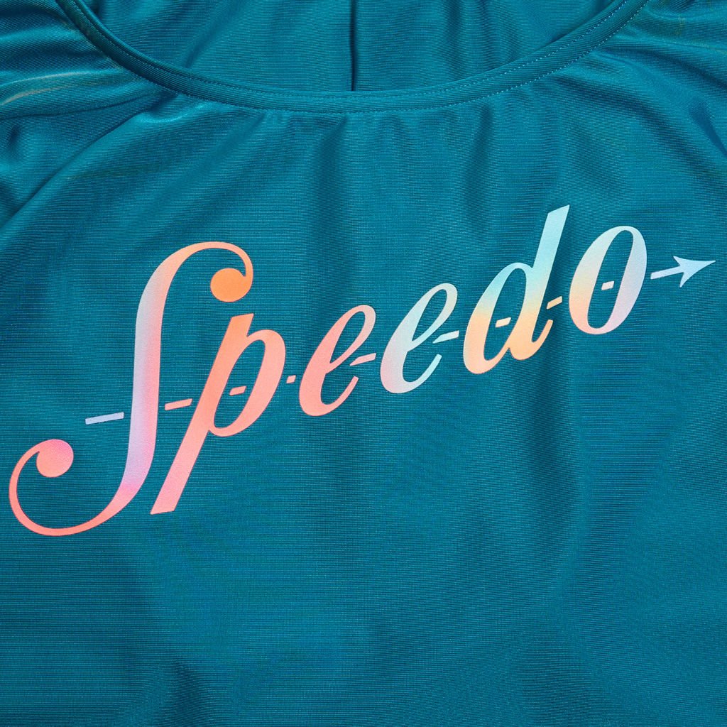 Speedo Logo Deep U-Back Kadın Yüzücü Mayosu