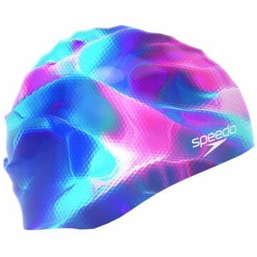 Speedo Printed Silikon Yetişkin Yüzücü Bonesi