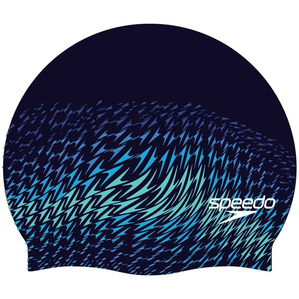 Speedo Slogan Printed Silikon Yetişkin Yüzücü Bonesi