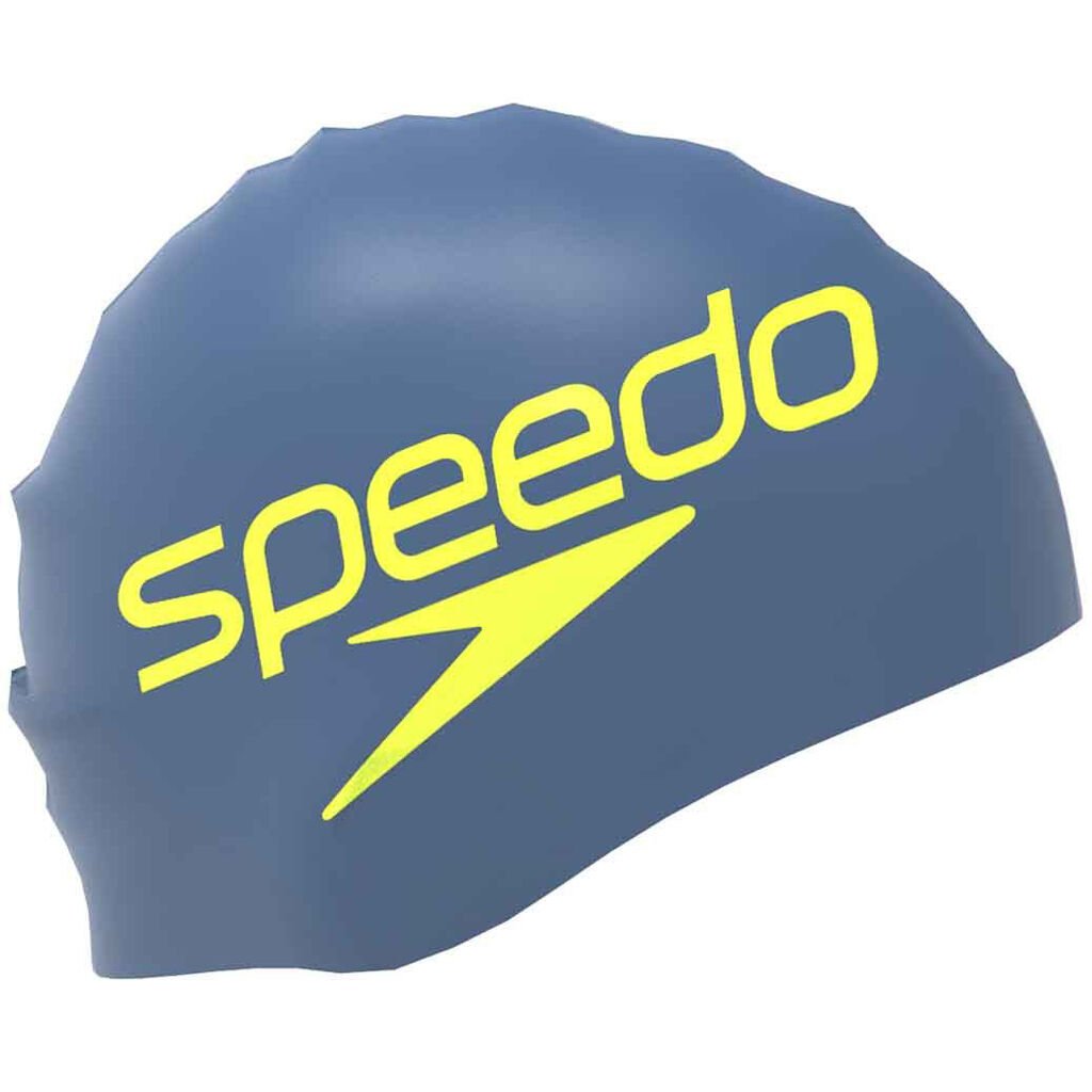 Speedo Slogan Printed Silikon Yetişkin Yüzücü Bonesi