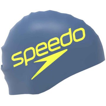 Speedo Slogan Printed Silikon Yetişkin Yüzücü Bonesi