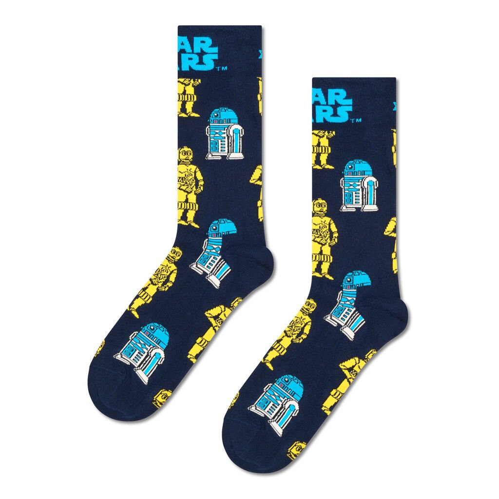 Happy Socks Star Wars R2-D2 ve C-3PO Unisex Çorap