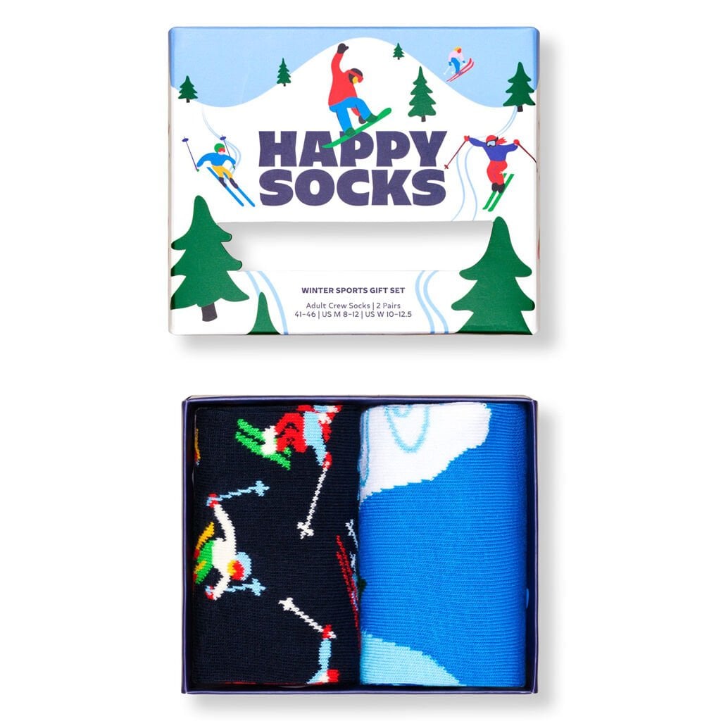 Happy Socks Winter Sports Gift Set 2'li Unisex Çorap