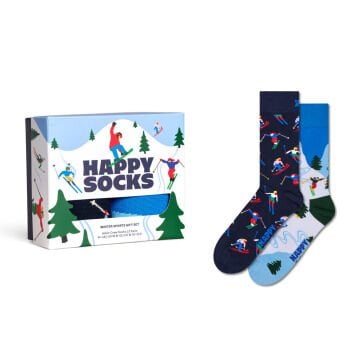 Happy Socks Winter Sports Gift Set 2'li Unisex Çorap