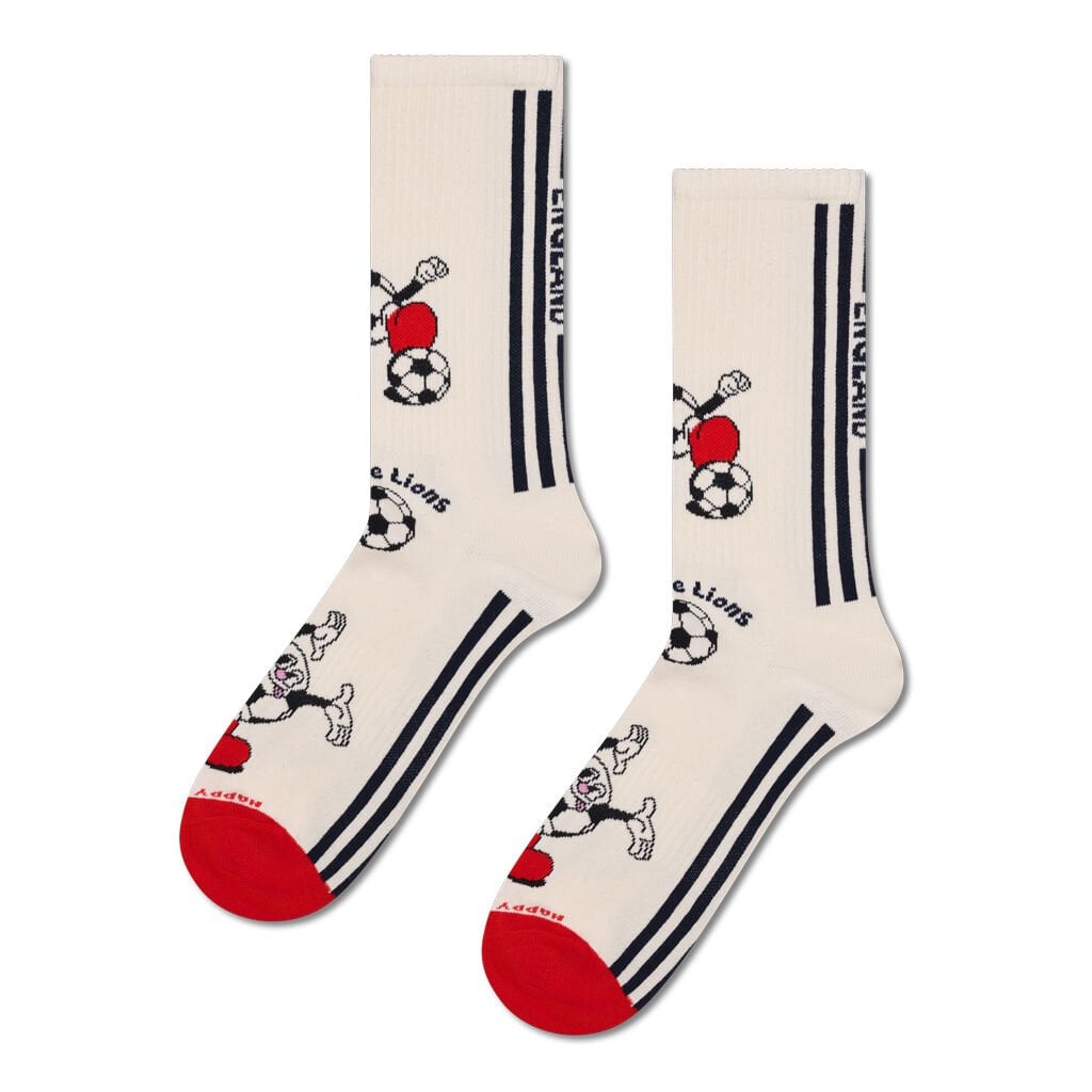 Happy Socks Team England Football Günlük Unisex Çorap