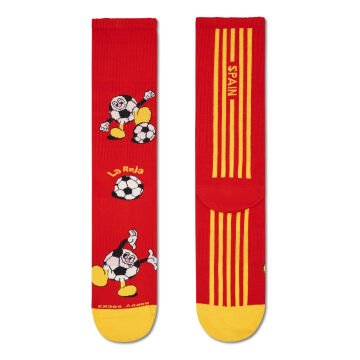 Happy Socks Team Spain Football Günlük Unisex Çorap