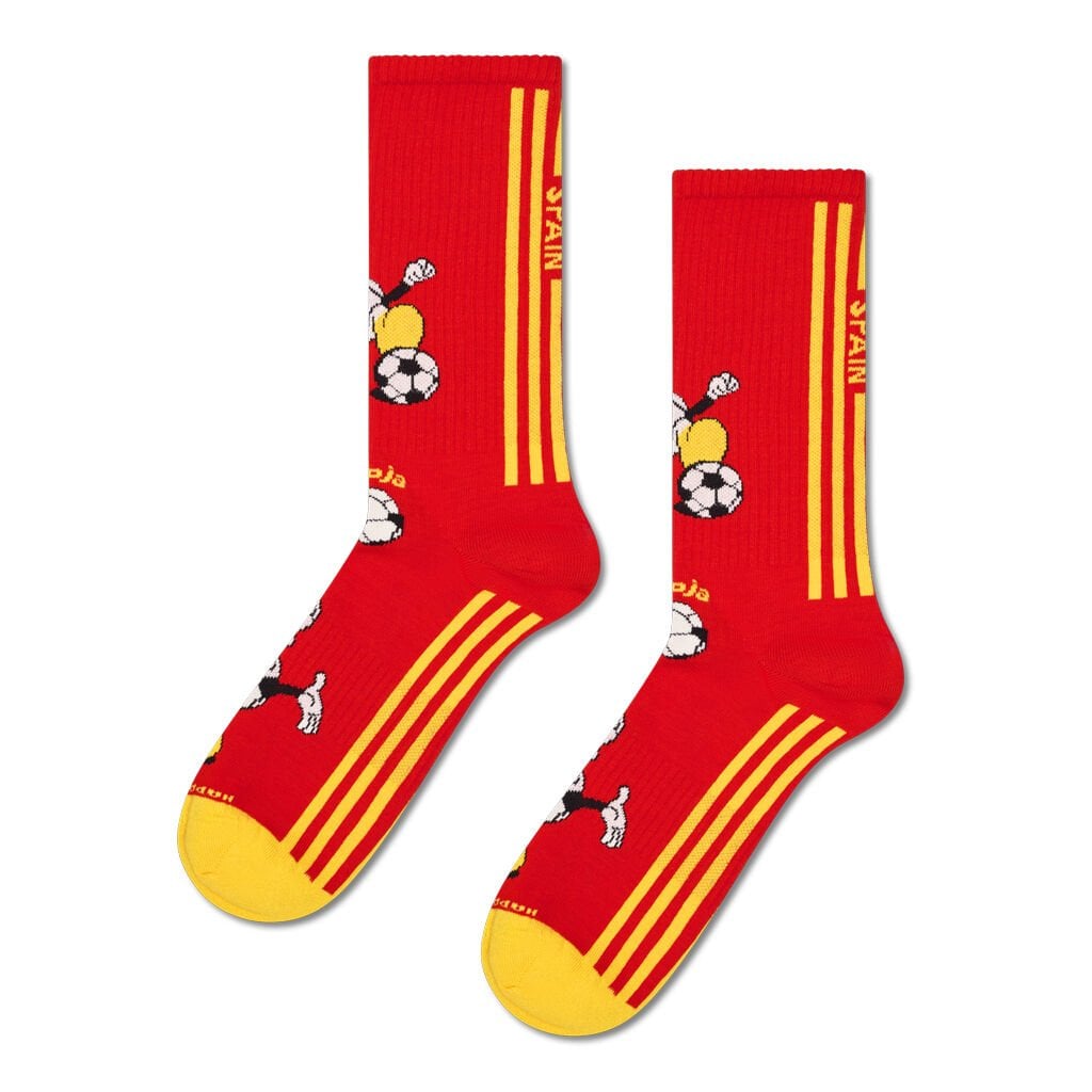 Happy Socks Team Spain Football Günlük Unisex Çorap
