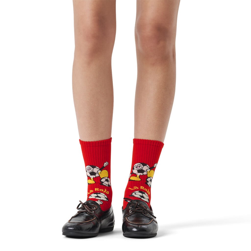Happy Socks Team Spain Football Günlük Unisex Çorap