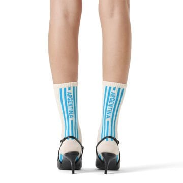 Happy Socks Team Argentina Football Günlük Unisex Çorap