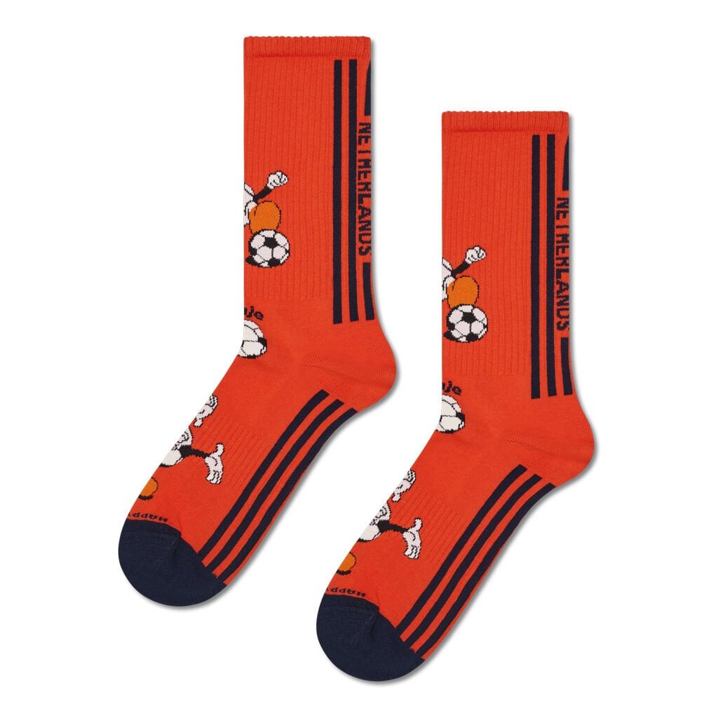 Happy Socks Team Netherlands Football Günlük Unisex Çorap