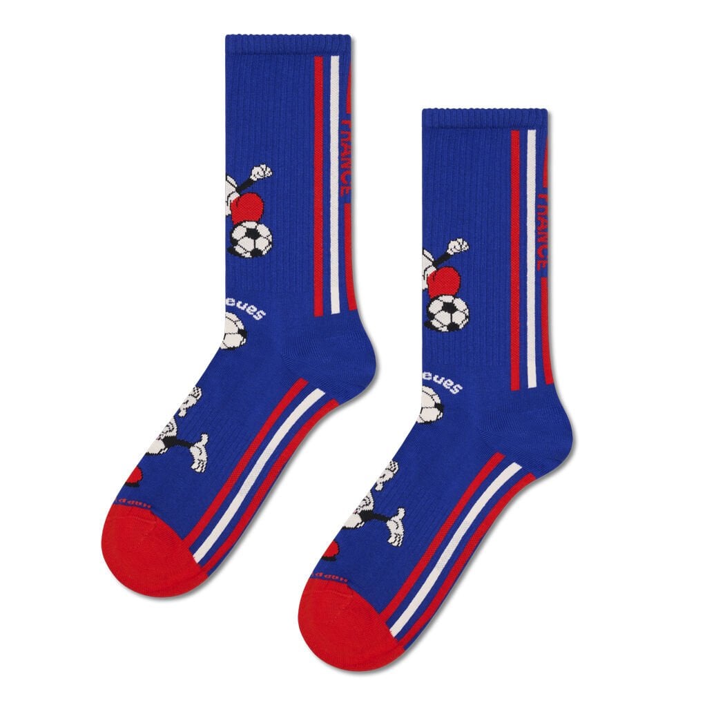 Happy Socks Team France Football Günlük Unisex Çorap