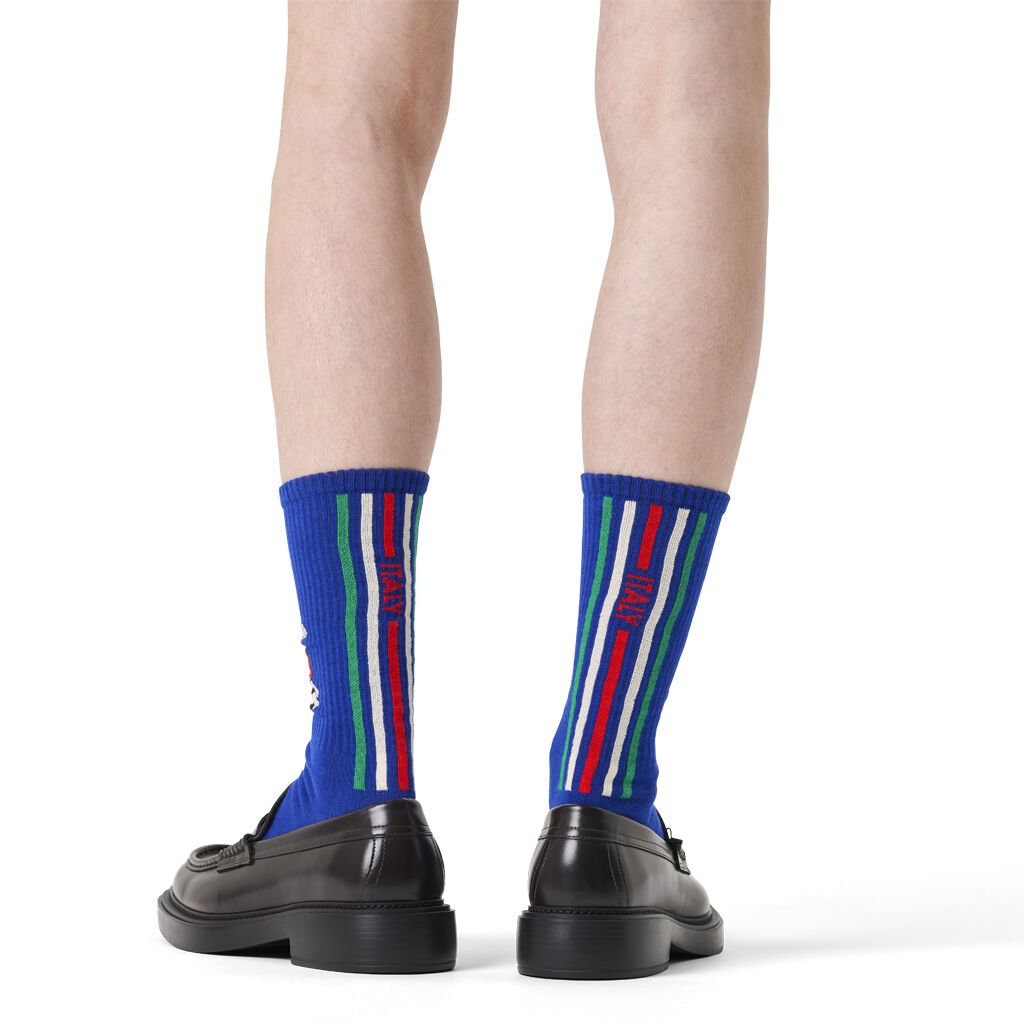 Happy Socks Team Italy Football Günlük Unisex Çorap
