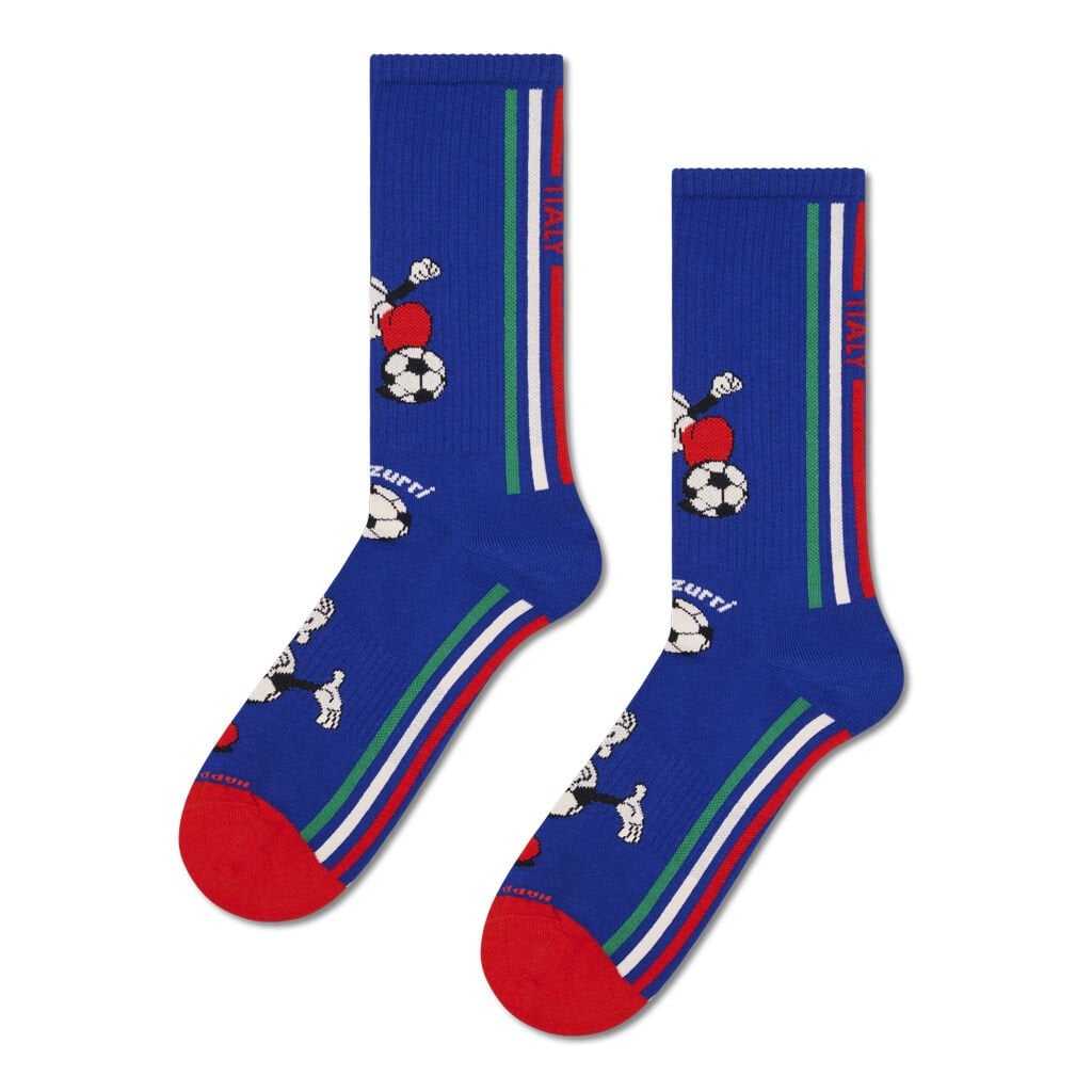 Happy Socks Team Italy Football Günlük Unisex Çorap