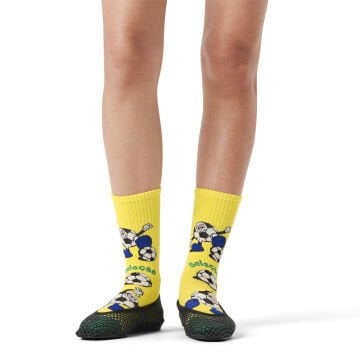 Happy Socks Team Brazil Football Günlük Unisex Çorap