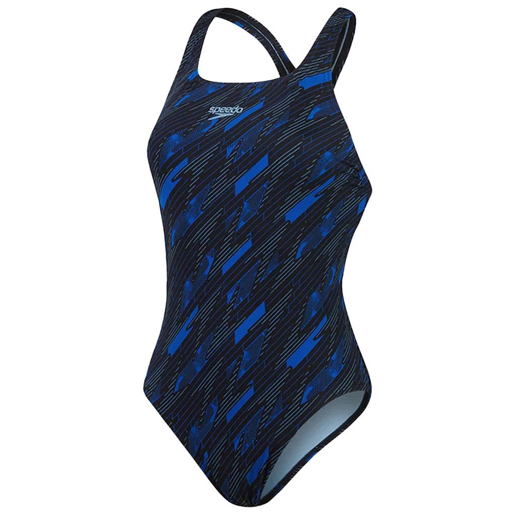 Speedo Hyperboom Allover Medalist Kadın Yüzücü Mayosu