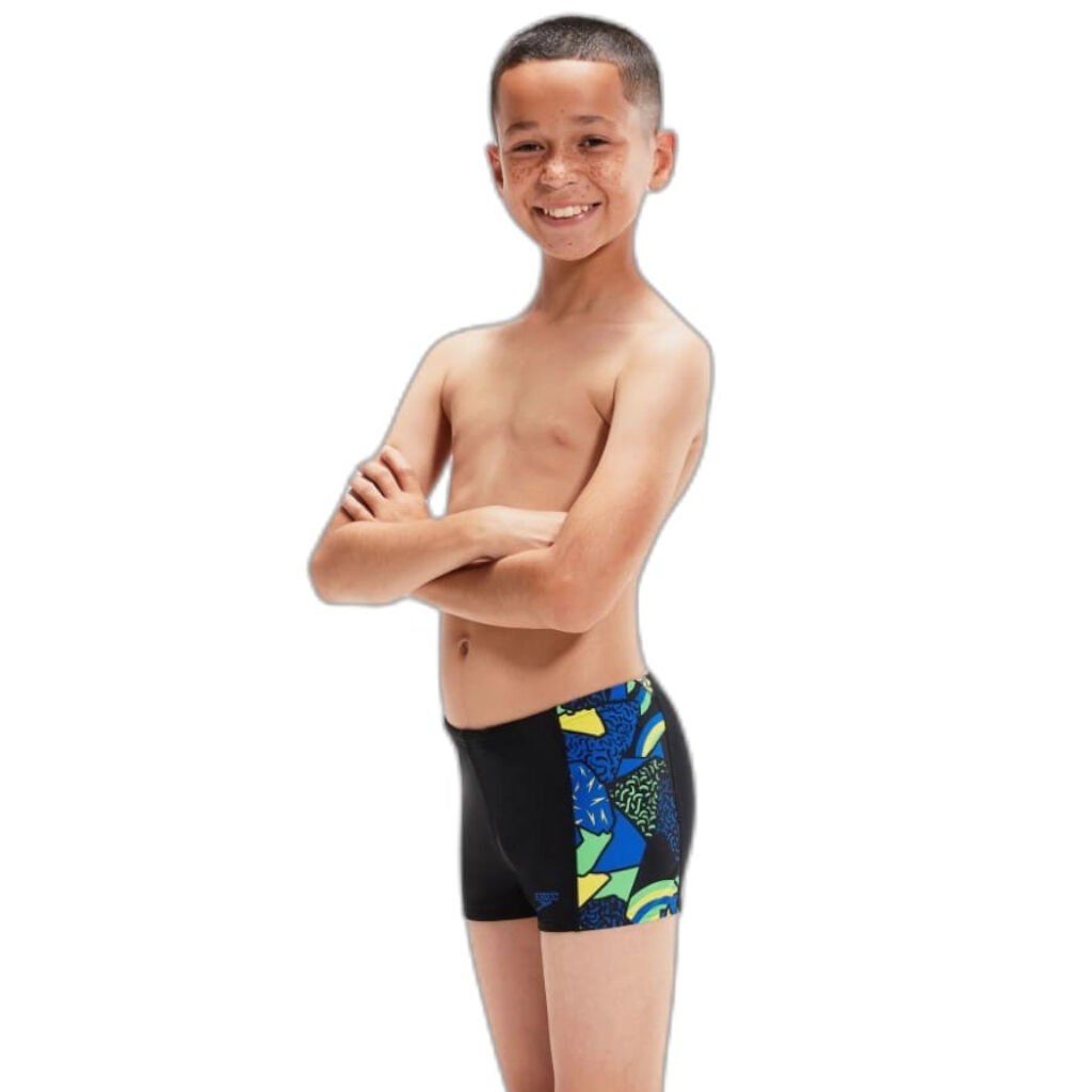 Speedo Allover Panel Aquashort Erkek Çocuk Yüzücü Mayosu