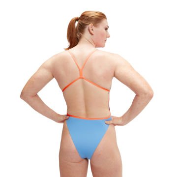 Speedo Solid V Back Kadın Yüzücü Mayosu