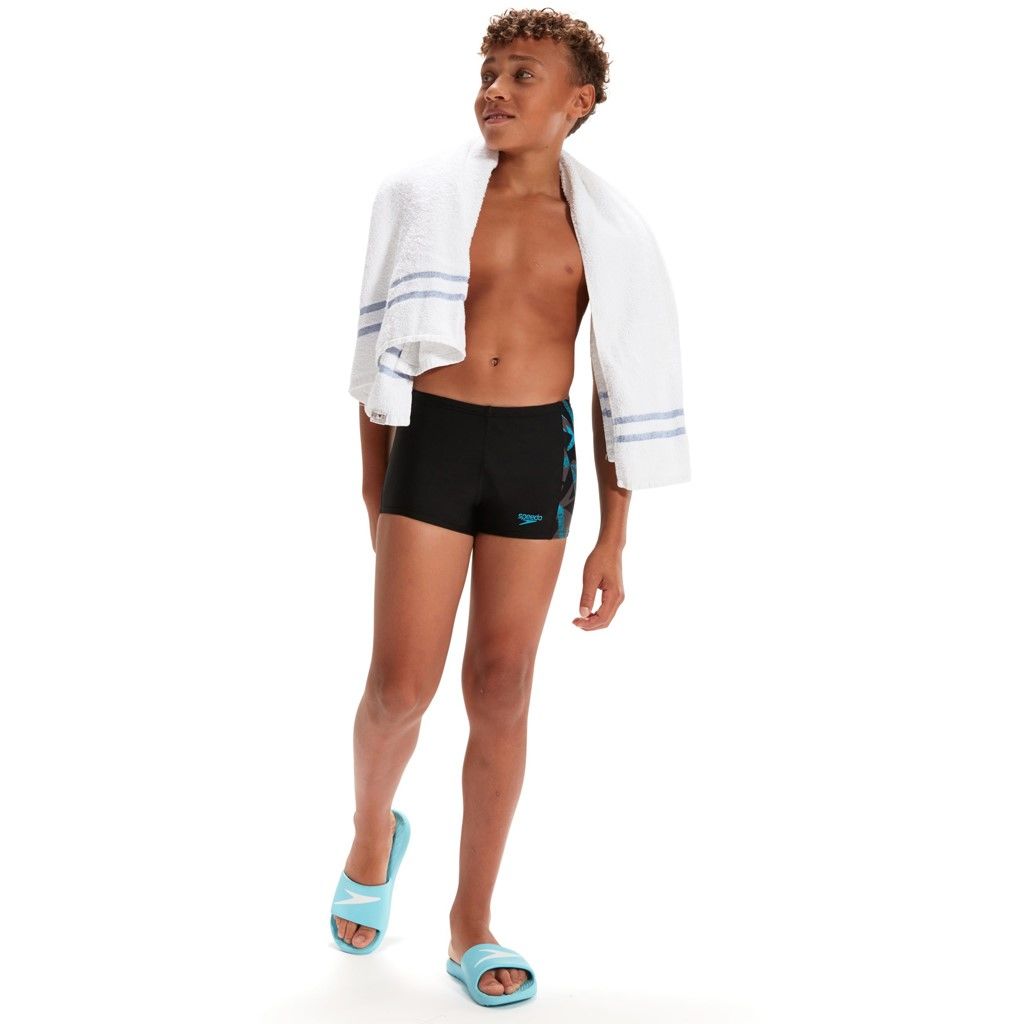 Speedo Hyperboom Panel Aquashort Erkek Çocuk Yüzücü Mayosu